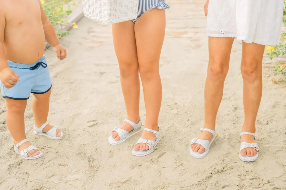 minnow X Zimmerman Sandal Powder Blue Stripe Best