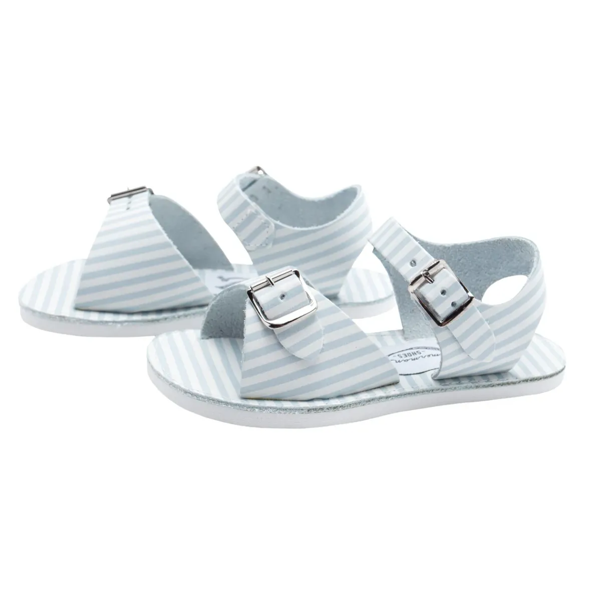minnow X Zimmerman Sandal Powder Blue Stripe Best