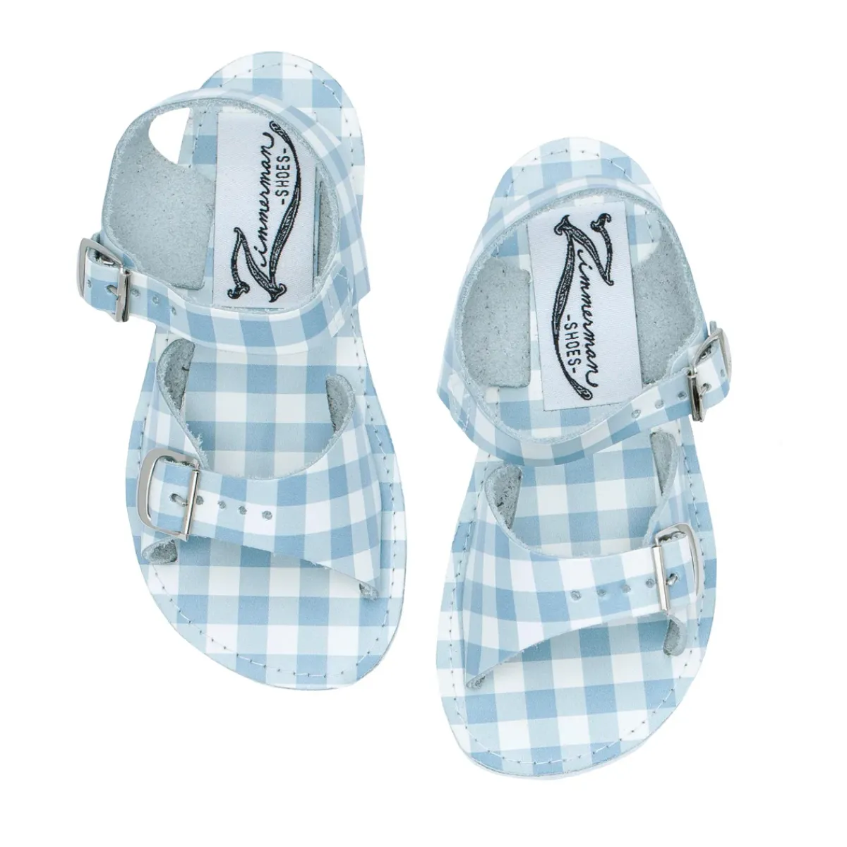 minnow X Zimmerman Sandal Oasis Blue Gingham Online