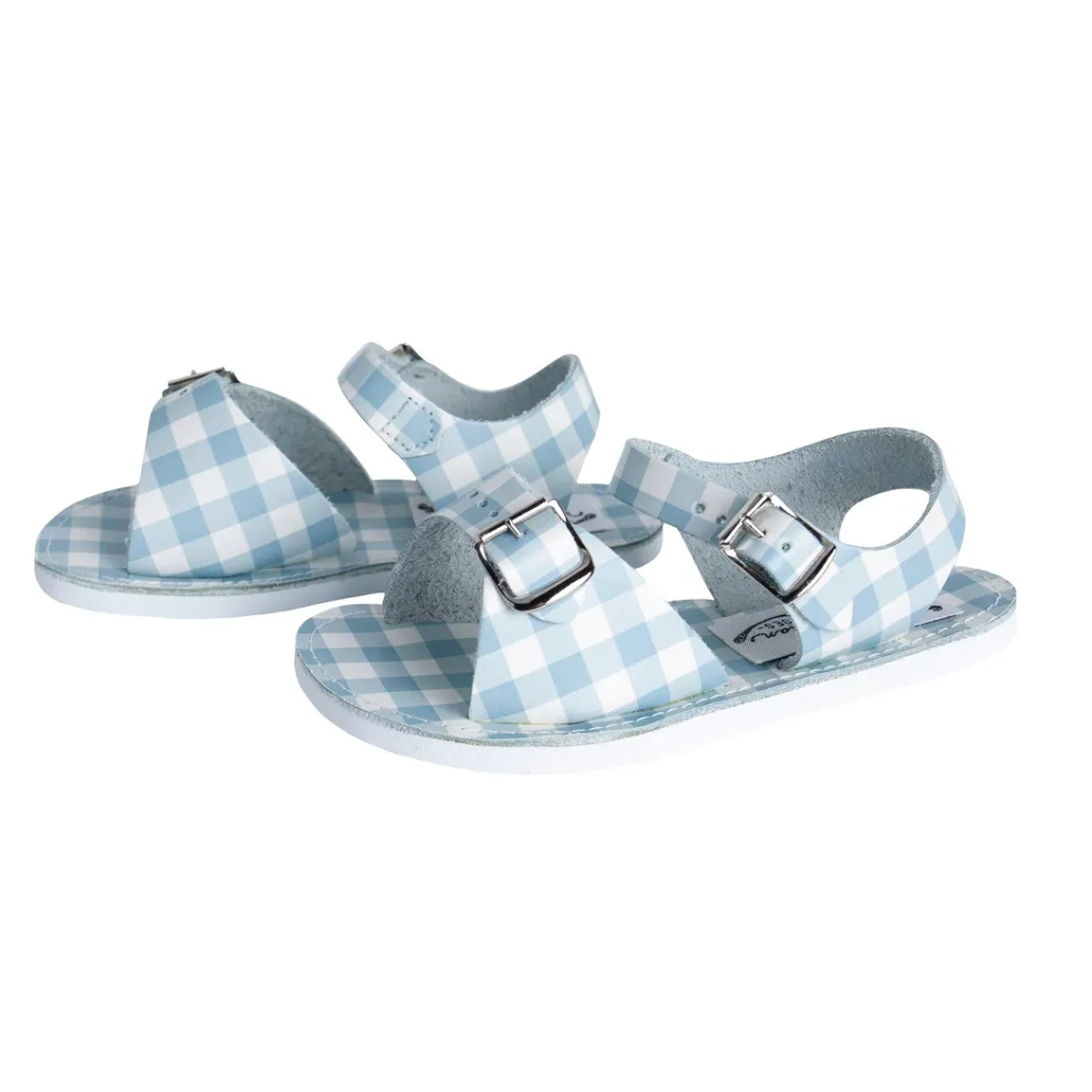 minnow X Zimmerman Sandal Oasis Blue Gingham Online