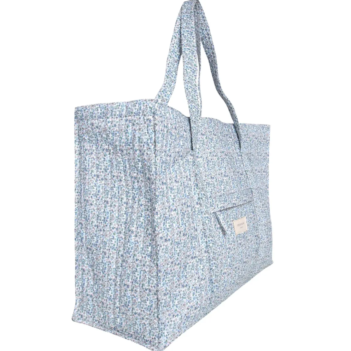 minnow Overnighter Tote Slate Floral Outlet