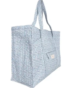 minnow Overnighter Tote Slate Floral Outlet