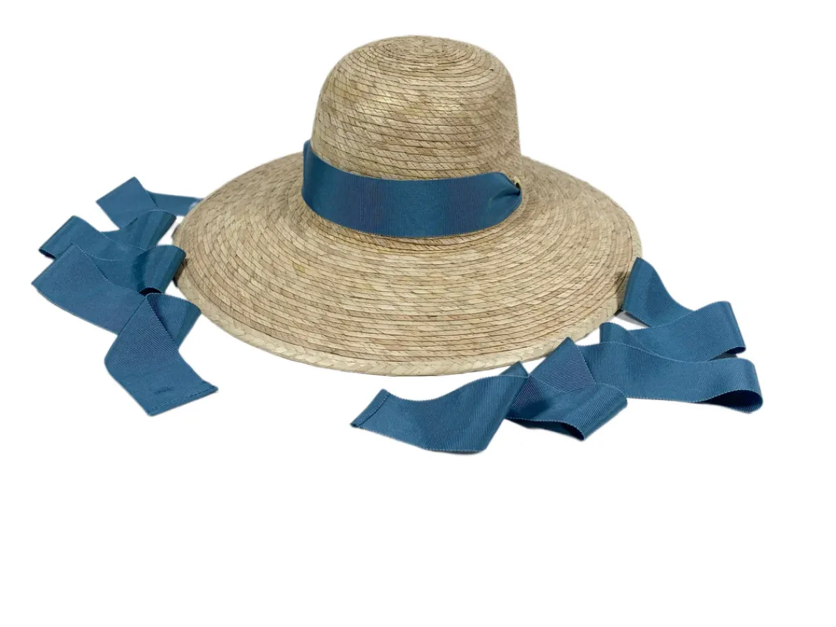 minnow Sarah Bray Girls Buttercup Sun Hat With Floral Ribbon Best