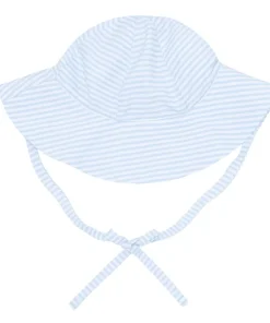 minnow Sun Hat Powder Blue Stripe Fashion