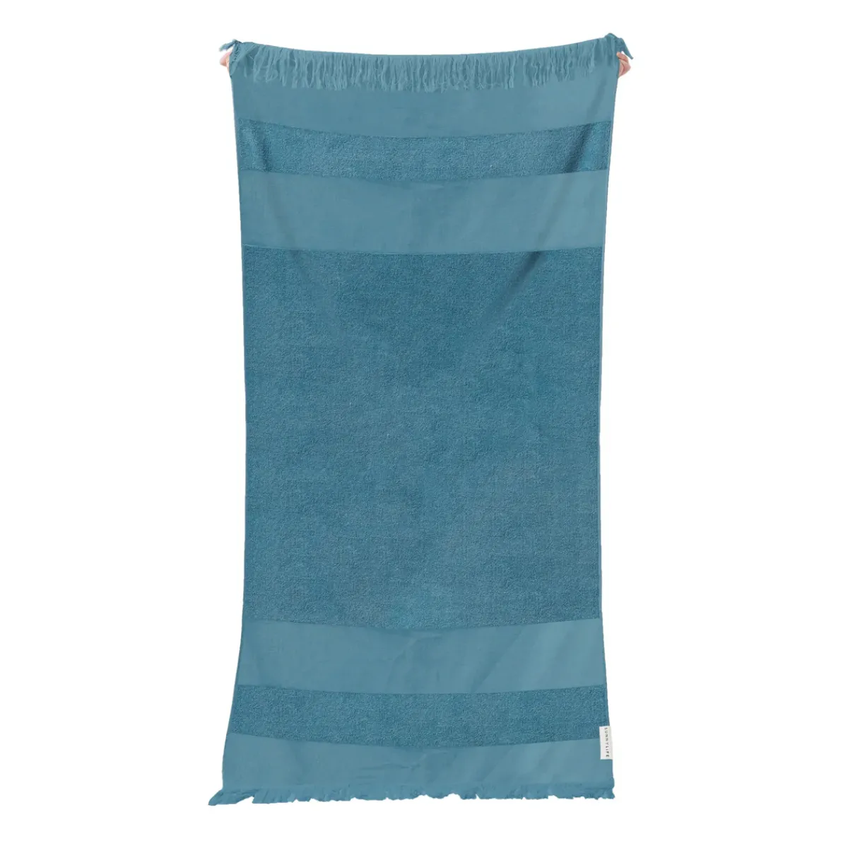 minnow Sunnylife Adriatic Blue Stripe Turkish Towel Outlet