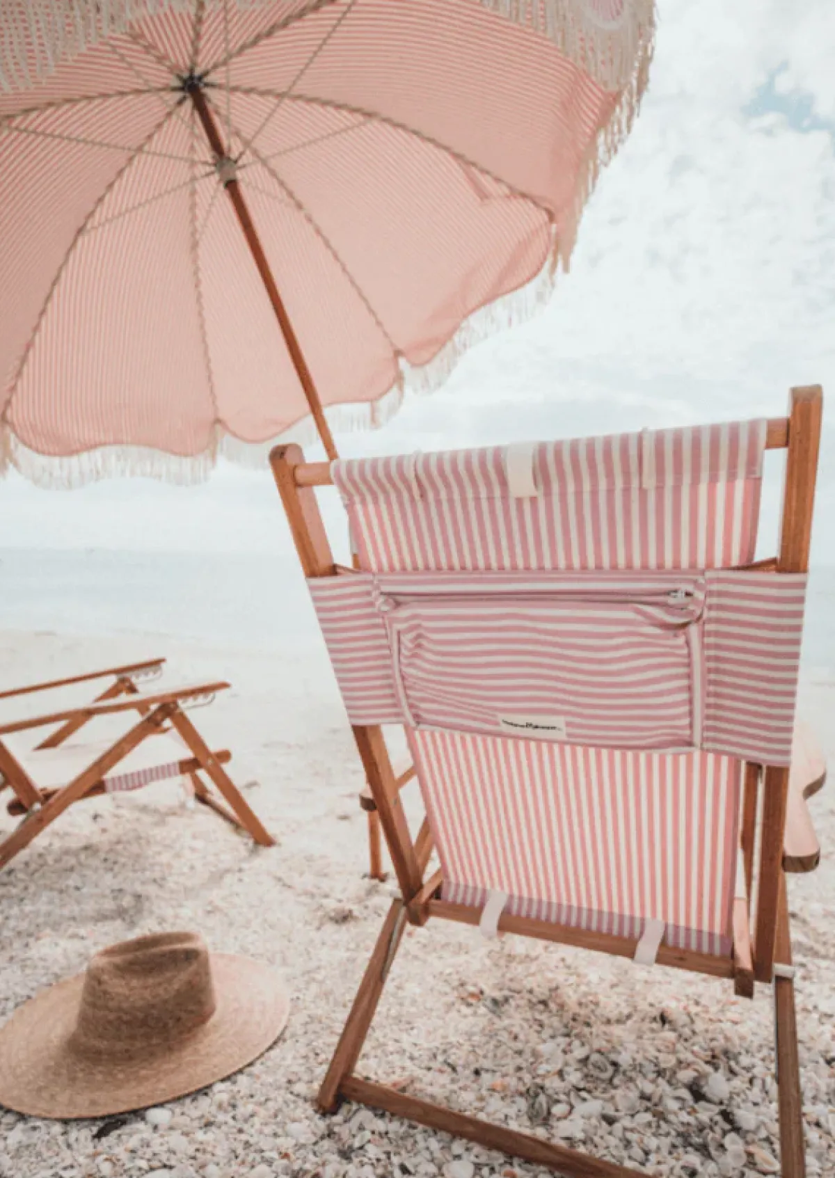 minnow Tommy Chair, Pink Stripe Hot