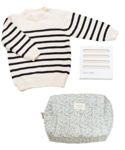 minnow Travel Day Bundle | Swim Breton Stripe Hot