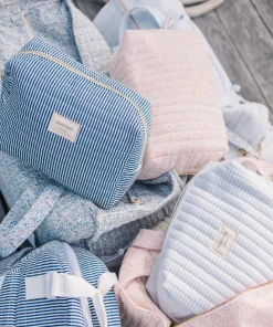 minnow Travel Pouch Navy Stripe Best