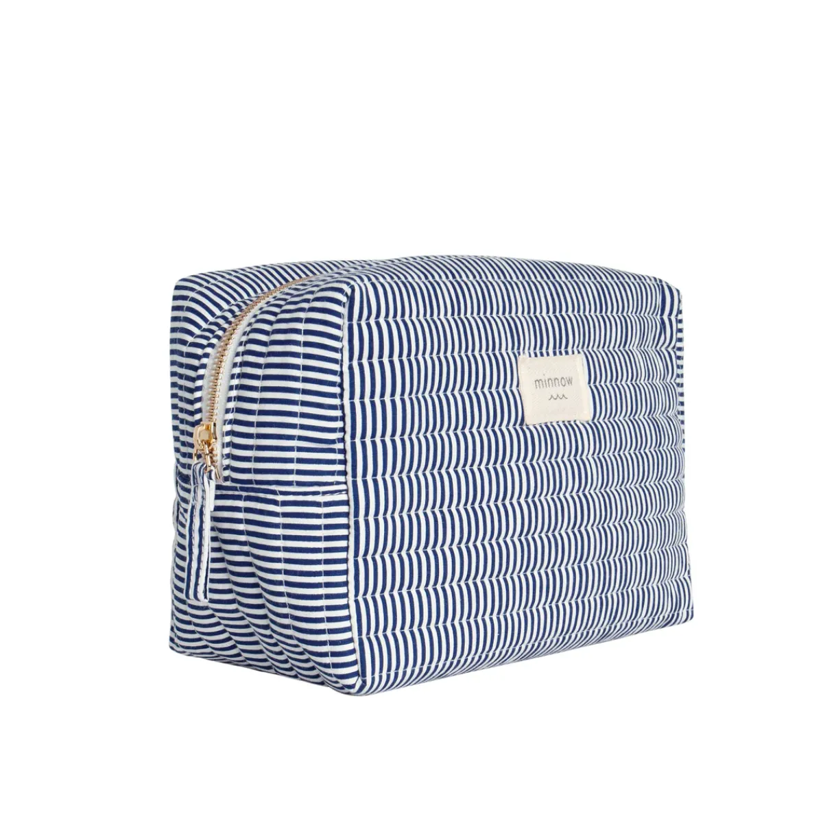 minnow Travel Pouch Navy Stripe Best