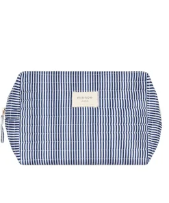 minnow Travel Pouch Navy Stripe Fashion