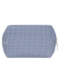 minnow Travel Pouch Navy Stripe Fashion