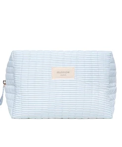 minnow Travel Pouch Powder Blue Stripe Online