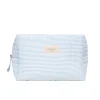 minnow Travel Pouch Powder Blue Stripe Hot