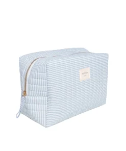 minnow Travel Pouch Powder Blue Stripe Hot