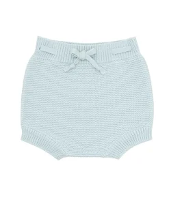 minnow Unisex Blue Knit Short Light Blue Discount