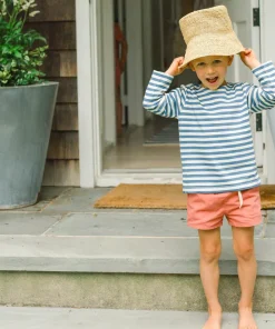 minnow Unisex Boatneck Tee Breton Stripe Discount