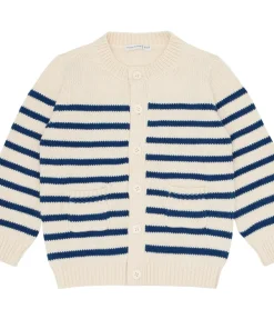 minnow Unisex Cardigan Breton Stripe Knit Hot