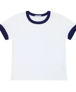 minnow Unisex French Terry Camp Tee White Fashion