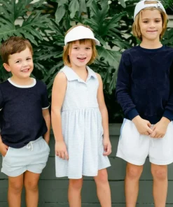 minnow Unisex French Terry Camp Tee Navy Best