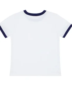 minnow Unisex French Terry Camp Tee White Clearance