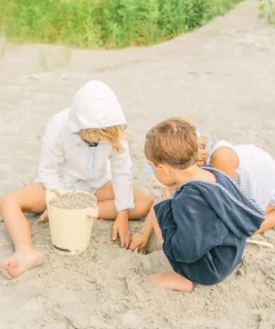 minnow Unisex French Terry Hooded Zipper Coverup | Swim White Best