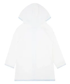 minnow Unisex French Terry Hooded Zipper Coverup | Swim White Best