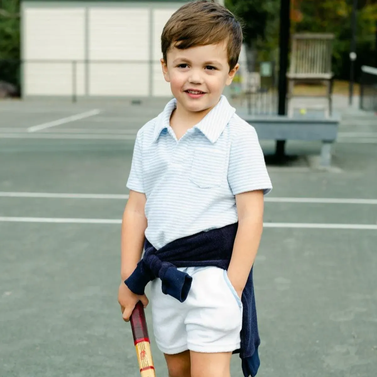 minnow Unisex French Terry Sweatshirt Navy Fashion