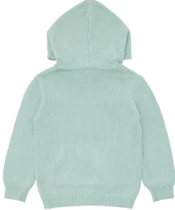 minnow Unisex Knit Hoodie Sage Clearance