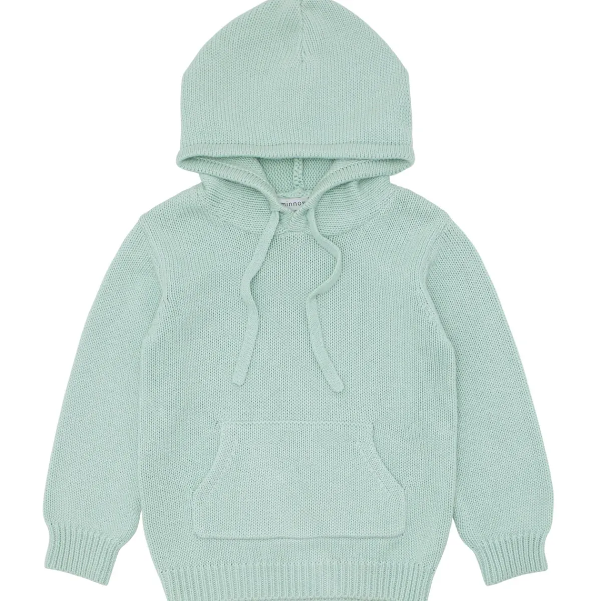 minnow Unisex Knit Hoodie Sage Best