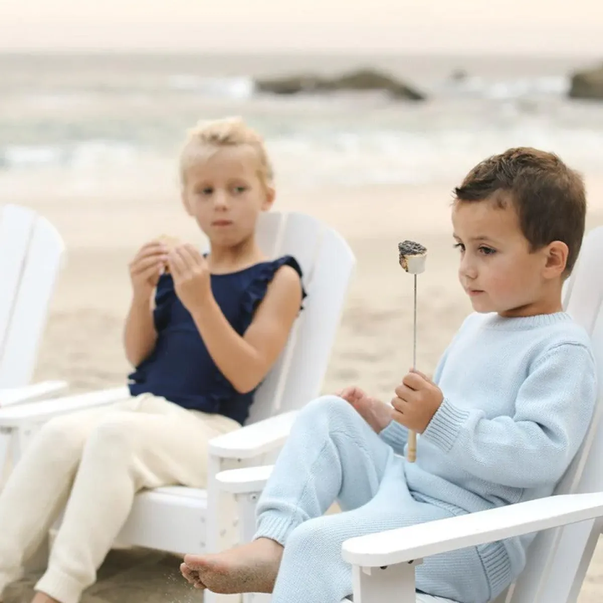 minnow Unisex Knit Pant Light Blue Hot