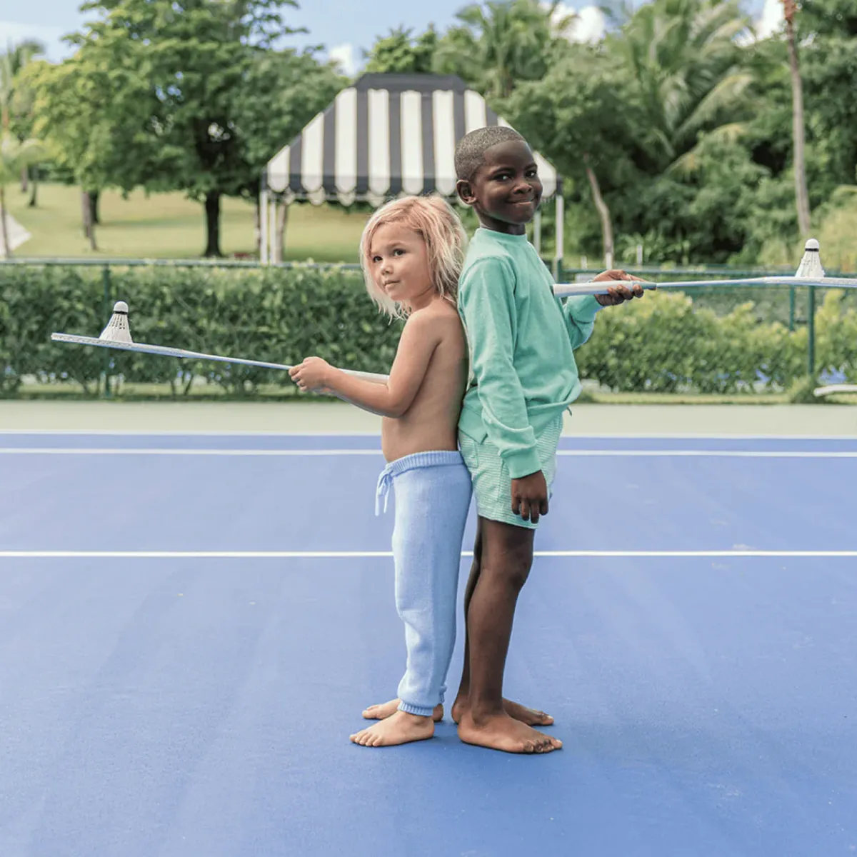 minnow Unisex Knit Pant Peri Blue Sale