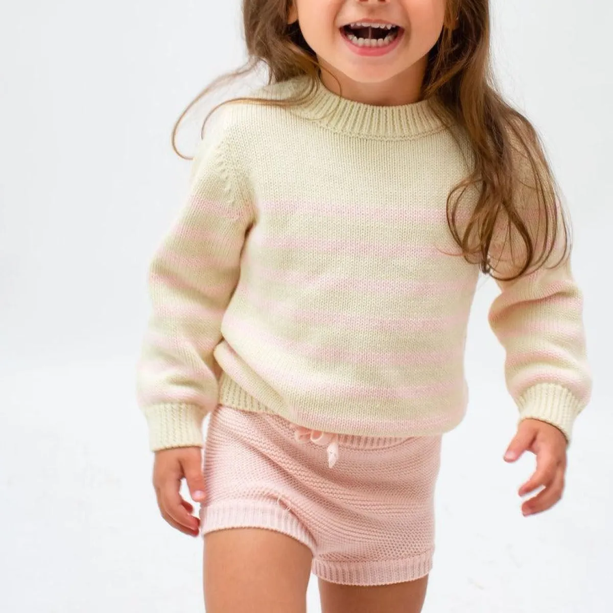 minnow Unisex Knit Short Soft Pink Sale