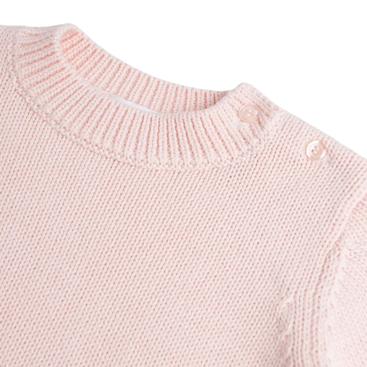 minnow Unisex Knit Sweater Soft Pink Discount