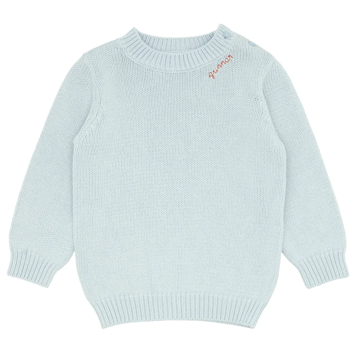 minnow Unisex Knit Sweater Light Blue Sale