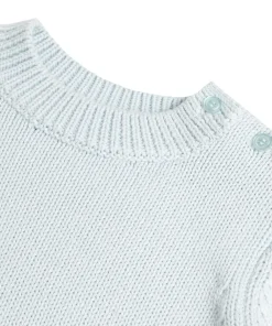 minnow Unisex Knit Sweater Light Blue Sale