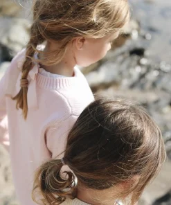 minnow Unisex Knit Sweater Soft Pink Clearance