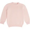 minnow Unisex Knit Sweater Soft Pink Discount