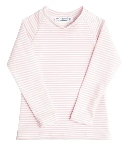 minnow Unisex Light Rashguard Pink Stripe Hot
