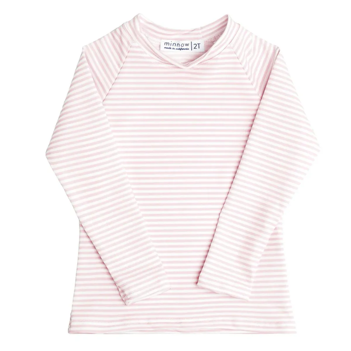 minnow Unisex Light Rashguard Pink Stripe Hot