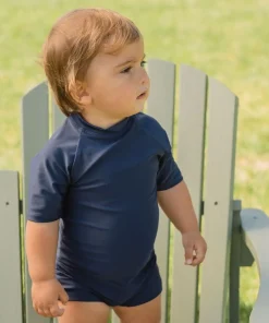 minnow Unisex Midsummer Rashguard One Piece Navy Discount