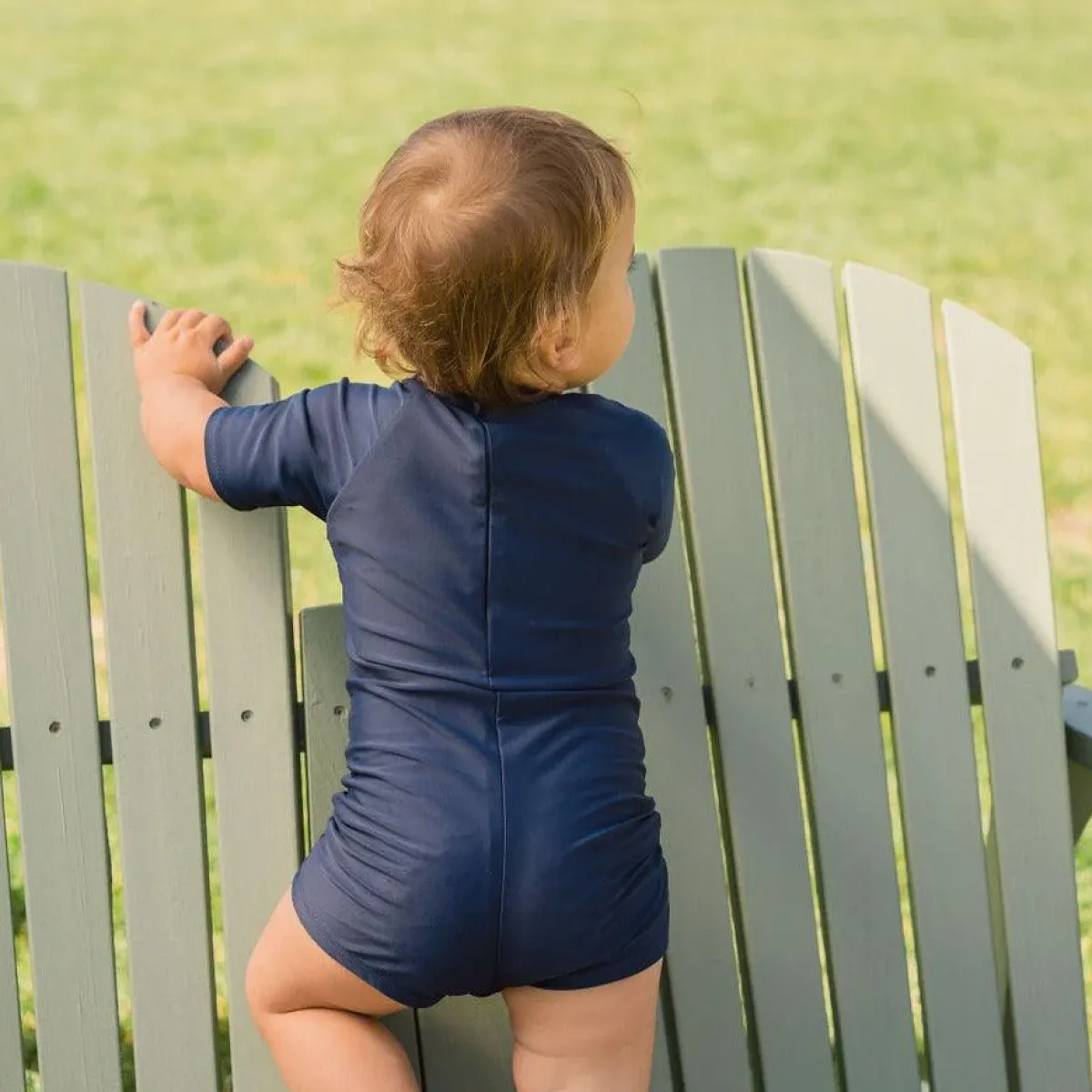 minnow Unisex Midsummer Rashguard One Piece Navy Discount