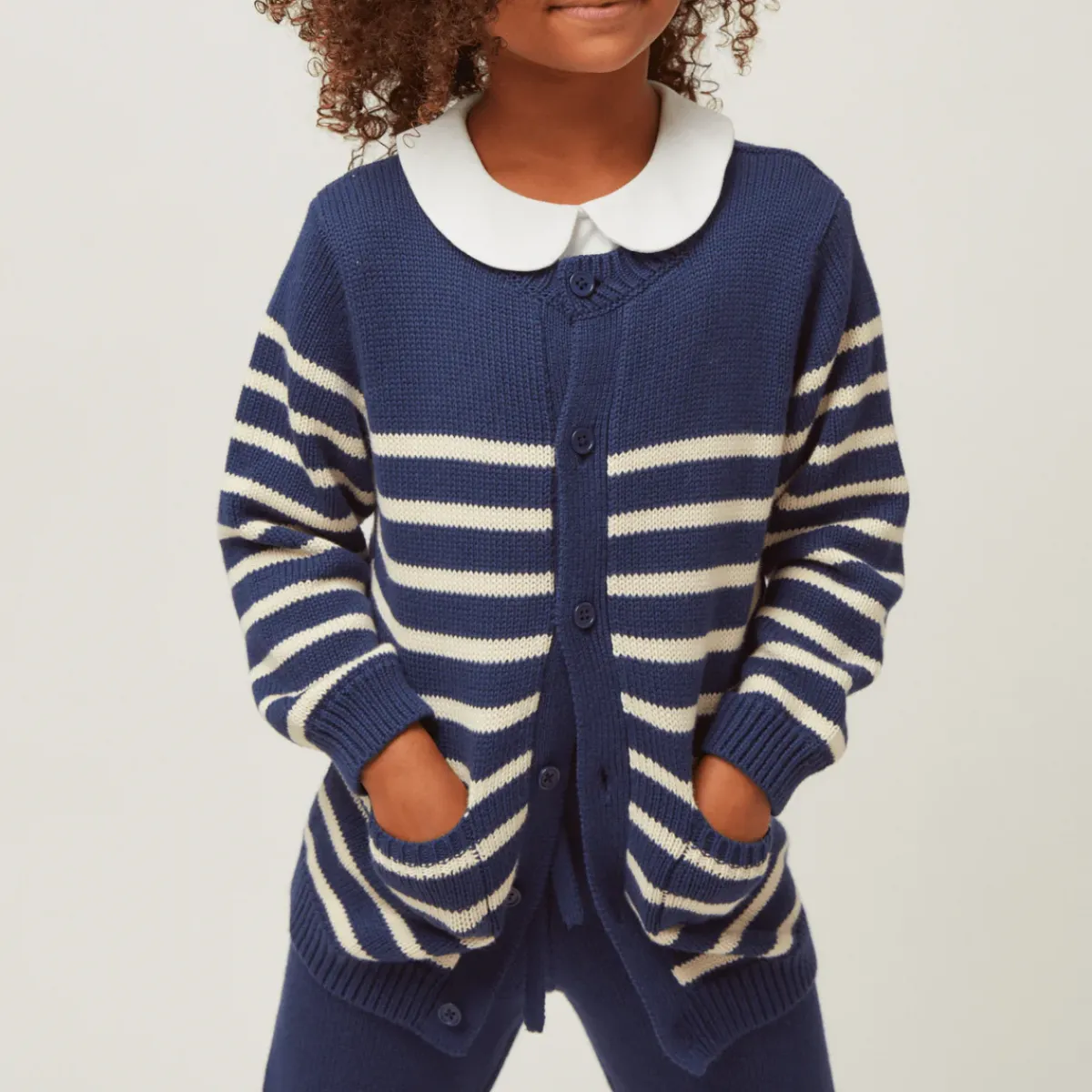 minnow Unisex Peter Pan Collar Shirt White Discount