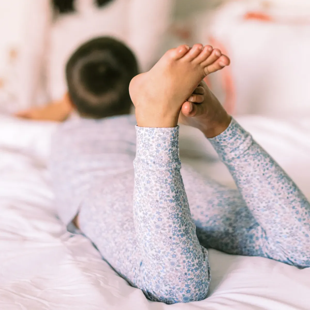 minnow Unisex Pima Pajama Set Slate Floral Best