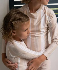 minnow Unisex Rashguard Cafe Stripe Discount