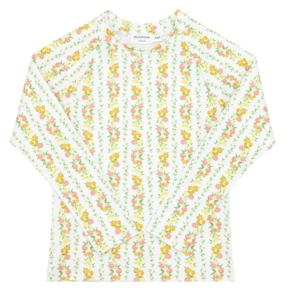 minnow Unisex Rashguard Linear Citrus New