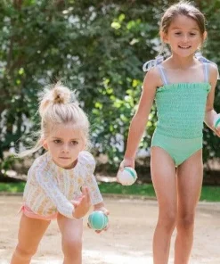 minnow Unisex Rashguard Linear Citrus New