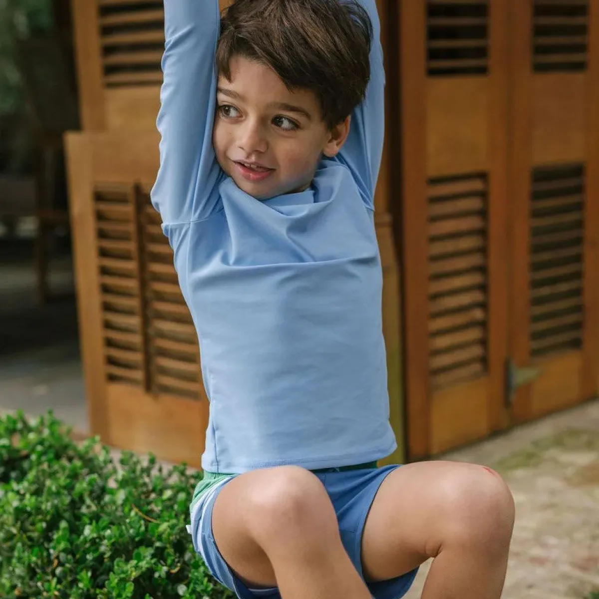 minnow Unisex Rashguard Peri Blue New