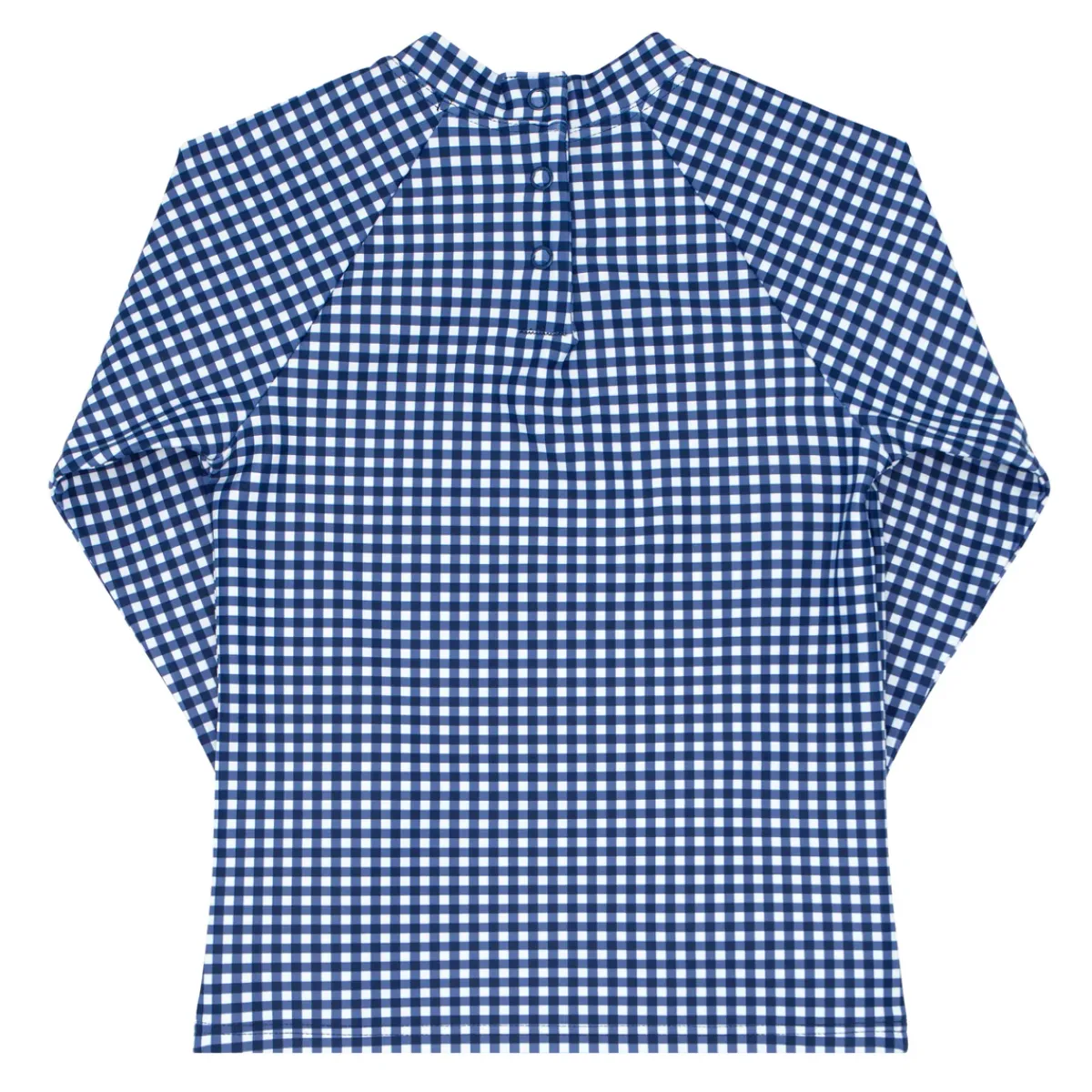 minnow Unisex Rashguard Navy Gingham Fashion