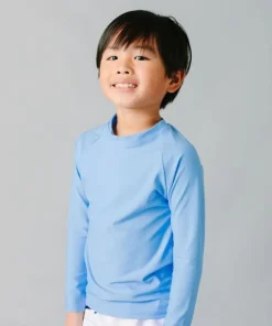 minnow Unisex Rashguard Peri Blue Clearance