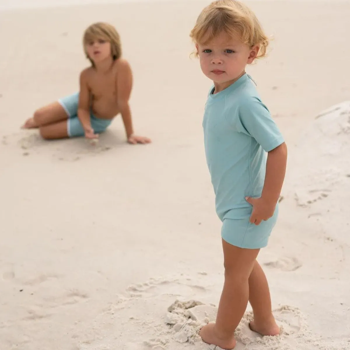 minnow Unisex Rashguard One Piece Azul Hot